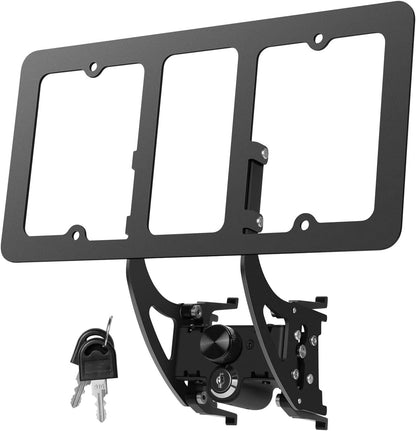 Anti-theft American Standard Lockable License Plate Frame For Tesla Model 3 Y